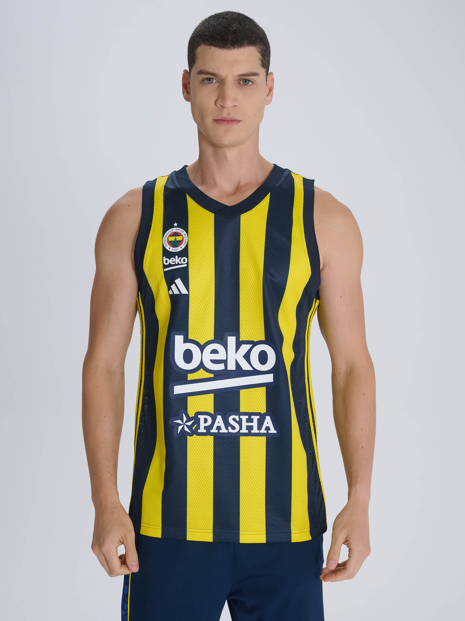 Fenerbahçe Beko 2025/26 Adidas Erkek Çubuklu Forma